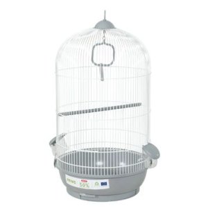 Klietka vtáky PRIMO Carmen 40cm biela/sivá Zolux
