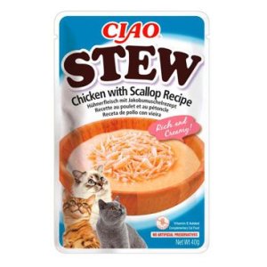 Chúru Cat CIAO Stew Chicken with Scallop Recipe 40g