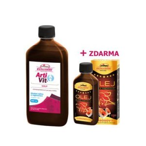 VITAR Veterinae Artivit Sirup 500 ml + 1x Lososový olej 200 ml ZADARMO