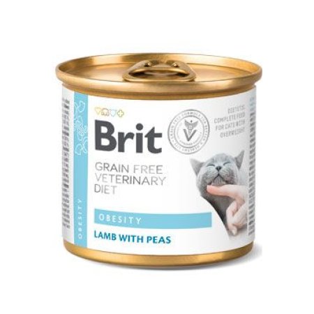 Brit VD Cat GF konzerva Obesity 200g