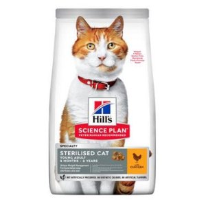 Hill’s Science Plan granule pre kastrované dospelé mačky s kuracím 15 kg