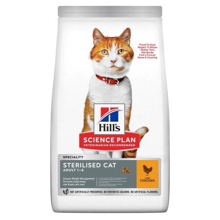 Hill’s Science Plan Feline Adult Sterilised Cat Chicken 15 kg