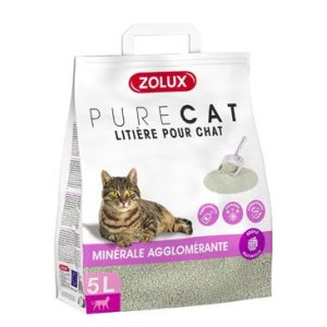 Podstielka PURECAT antibacterial scent clump 5l Zolux