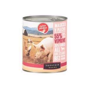 Topstein Mäsko v plechu - bravčové 800 g