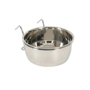 Miska nerez pre vtáky s háčikmi 0,56l Zolux