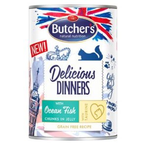 Butcher's Cat Delicious mor.ryby v želé konz. 400g