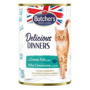 Butcher's Cat Delicious mor.ryby v želé konz. 400g