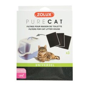 Filter do krytých toaliet PURECAT 3ks Zolux