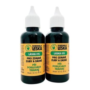 LÁSKA 01S Pre zdravé zuby a ďasná psov 100ml