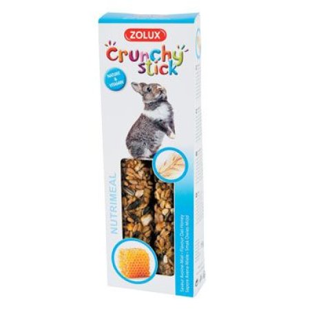 Pochúťka CRUNCHY STICK ovos/med pre králiky Zolux