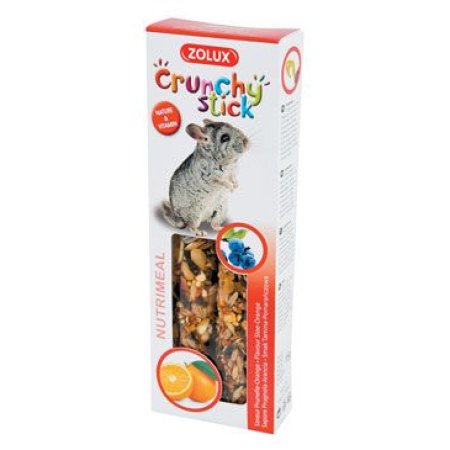 Pochúťka CRUNCHY STICK trnka/pom pre činčily Zolux