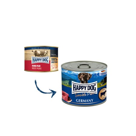 Happy Dog Rind Pur Germany - hovädzie 400 g