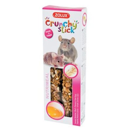 Zolux Pochúťka CRUNCHY STICK ovos/vajcia pre myši