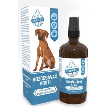 Rozčesávač srsti pre psov TOPVET 100ml