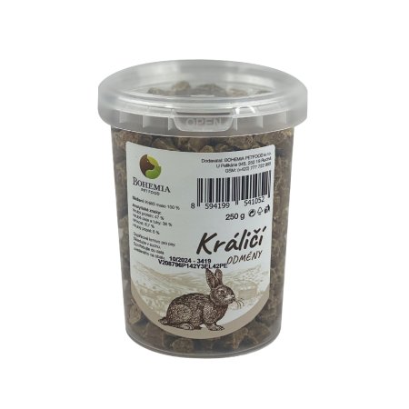 Bohemia Pet Food Králičie odmeny 250 g