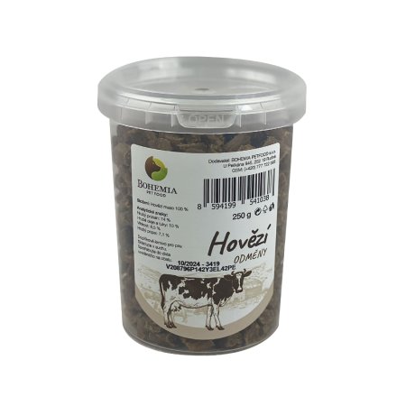 Bohemia Pet Food Hovädzie odmeny 250 g