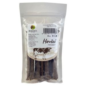 Bohemia Pet Food Hovädzie tyčinky 85 g