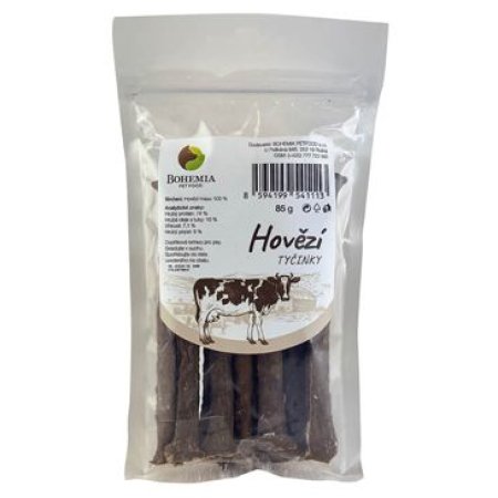 Bohemia Pet Food Hovädzie tyčinky 85 g