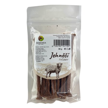 Bohemia Pet Food Jahňacie tyčinky 85 g