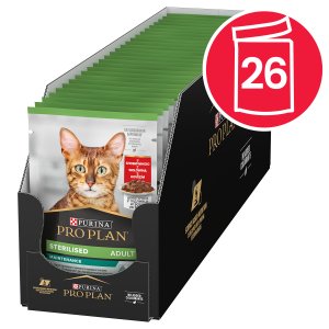 Pro Plan Cat Sterilised hovädzie vrecko 26 x 85 g