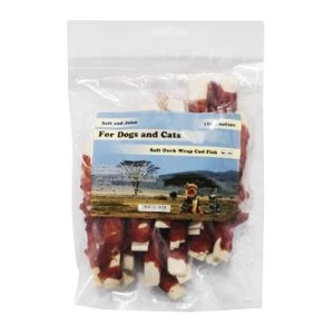 Pochúťka Tresčie plátky s kačacím mäsom mäkké 230g