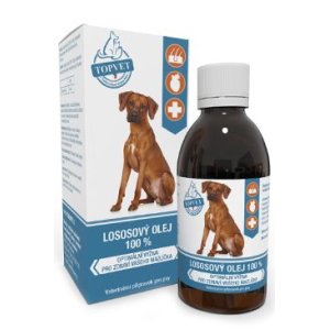 Lososový olej pre psov TOPVET 200ml