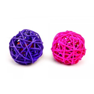 Beeztees Balónik ratanový s catnipom 18cm