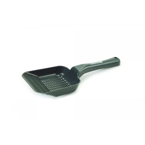 Beeztees Lopatka na čistenie toalety plastová antracitová 27x10x20cm