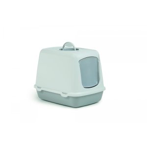 Beeztees Toaleta pre mačky OSCAR sivá/biela 50X37X39cm