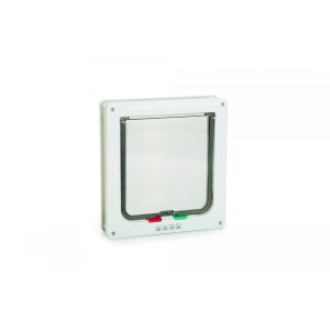 Beeztees Dvierka MUZE pre mačky biela 23,5×25,2cm