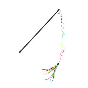 Beeztees Škádlítko pre mačky dúhovej strapce 70cm