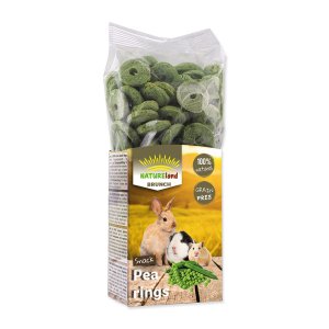 Pochúťka NATURE LAND Brunch hráškové krúžky 100 g