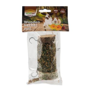 Pochúťka NATURE LAND Nibble valec s bylinkami 120 g