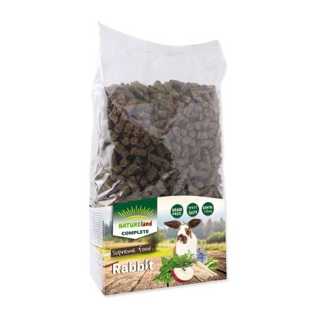 Krmivo NATURE LAND Complete pre králiky a zakrpatené králiky MONO 1,7kg