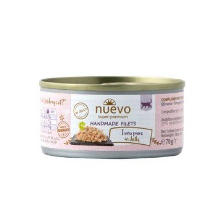 Nuevo mačka Handmade Pure tuniak v želé konz. 70g