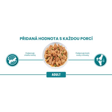 Purina One Adult minifiletky s jahňacím / morskými rybami / kuraťom / hovädzím a zeleninou v šťave Multipack 40 x 85 g
