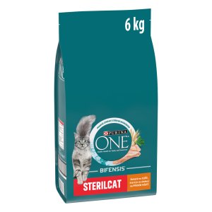 Purina One Bifensis Sterilcat s kuraťom a pšenicou 6 kg
