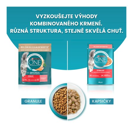Purina One Bifensis Sterilcat s kuraťom a pšenicou 6 kg