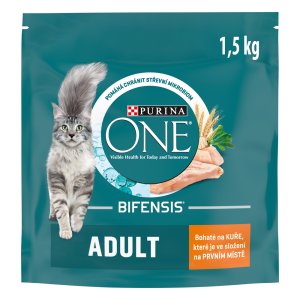 Purina One Adult kura a celozrnné obilniny 1,5 kg