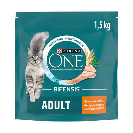 Purina One Adult kura a celozrnné obilniny 1,5 kg