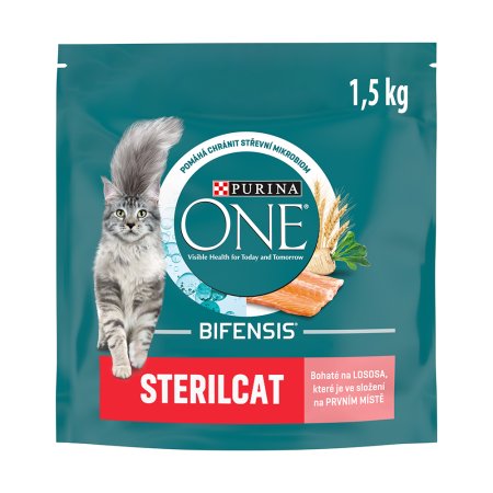 Purina One Sterilcat s lososom a pšenicou 1,5 kg