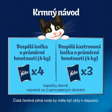 Felix Tasty Shreds hovädzie / kurča / losos / tuniak v šťave Multipack 12 x 80 g