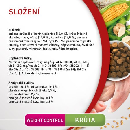 Purina One Mini Weight Control Dog morčacie s ryžou 800 g