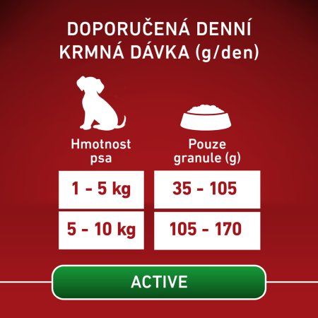 Purina One Mini Active Dog kura s ryžou 800 g
