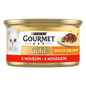 Gourmet Gold Sauce Delight minifiletky s hovädzím v omáčke 85 g
