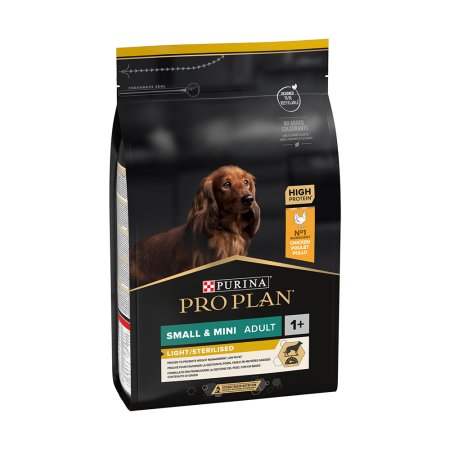 PRE PLAN Small & Mini Adult Light Sterilised granule pre psov kura 3 kg