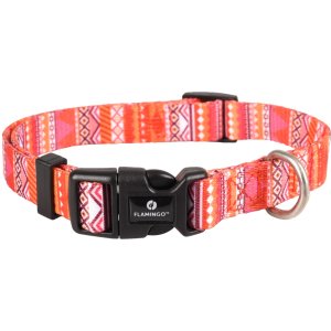 Flamingo Obojok pre psov nylon SYB 30-45cm x 15mm