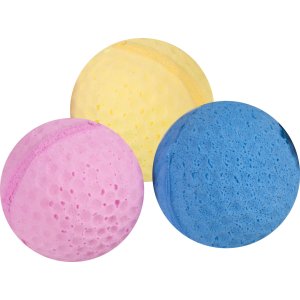 Flamingo Hračka balónik Spungy pre mačky 4cm