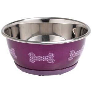 Flamingo Miska nerez Pes SELECTA ružová 13cm 500ml