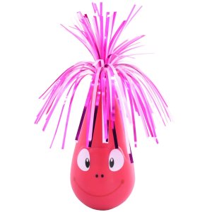 Flamingo Interaktívna hračka pre mačky hojdacia Crazy Frog ružová 6,5 x 20cm